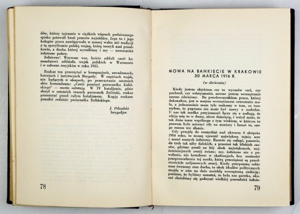 PIŁSUDSKI Józef - Pisma wybrane. Wyboru dokonał i wstępem opatrzył Kazimierz Kosiński. (Wydanie II - rozszerzone)