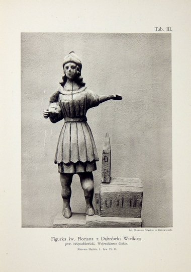DOBROWOLSKI Tadeusz - Śląska rzeźba ludowa w drzewie w świetle zbiorów Muzeum Śląskiego w Katowicach.
