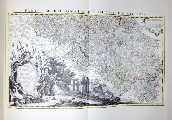 [ATLAS]. Cartographia Silesie Superioris. Katowice 2006. Arsilesia. folio, s. 88, map 54. oprawa oryginalna skóra, wytłaczana
