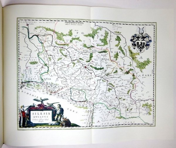 [ATLAS]. Cartographia Silesie Superioris. Katowice 2006. Arsilesia. folio, s. 88, map 54. oprawa oryginalna skóra, wytłaczana