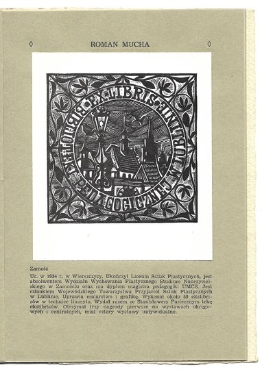 WSPÓŁCZESNY ekslibris lubelski. Katalog wystawy.