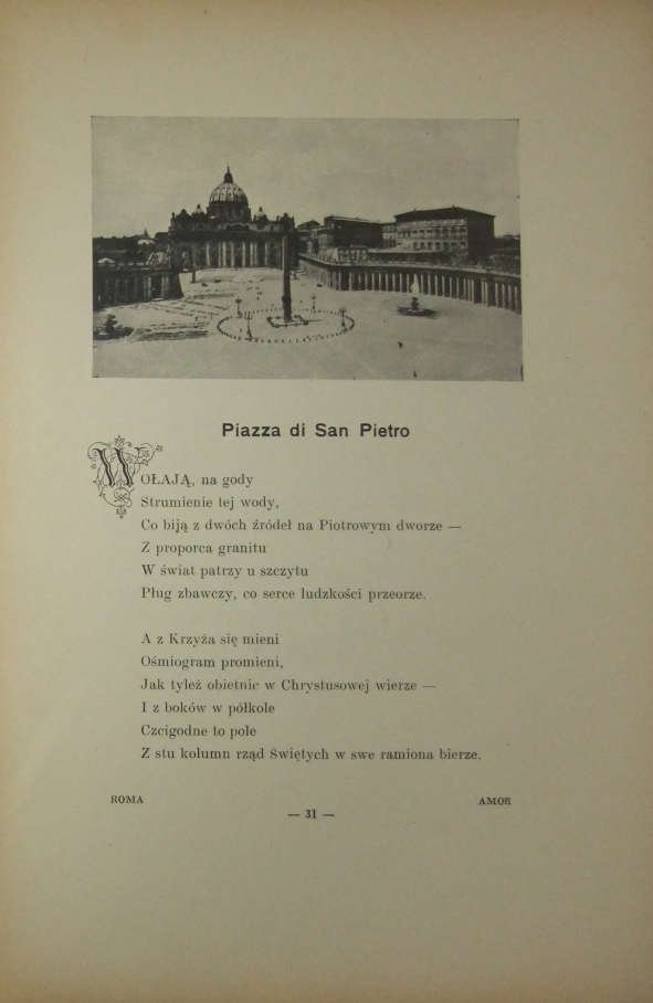 Wróblewski Alfred - Roma - Amor. Rzym papieży w poezyi jako vade-mecum pielgrzyma.