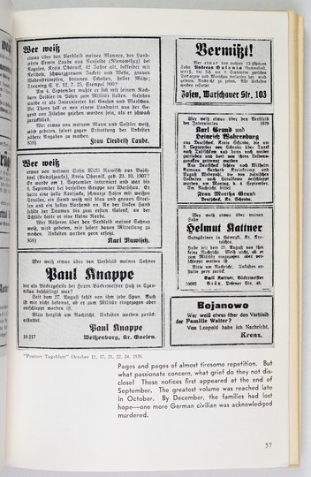 SCHADEWALDT Hans - Polish Acts of Atrocity against the German Minority in Poland. Compilation founded on Documentary Evidence and published for the German Foreign Office. Second edition with important agenda.