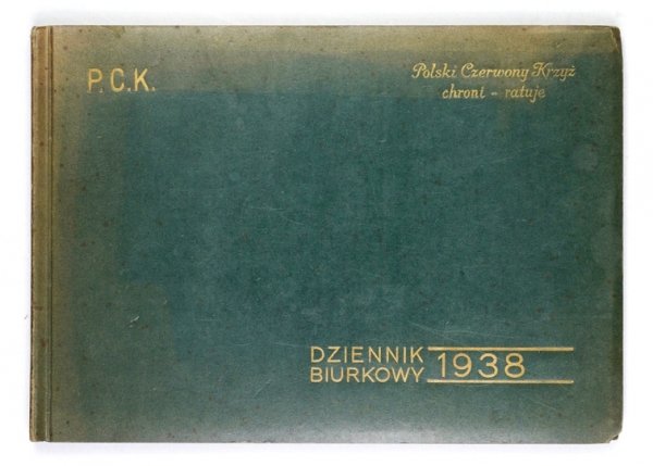 [KALENDARZ]. Dziennik biurkowy 1938.