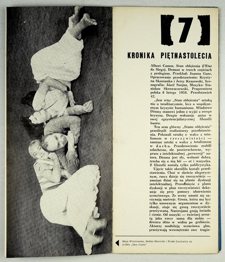[NOWA HUTA TEATR Ludowy]. 15 lat Teatru Ludowego.