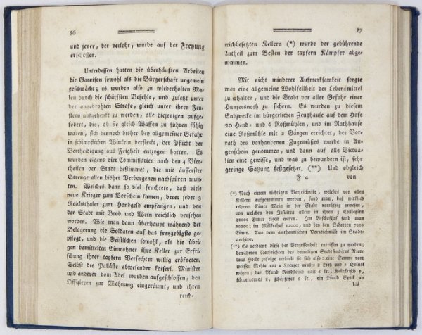 UHLICH Gottfryd - Geschichte der zweyten türkischen Belagerung Wiens, bey der hundertjährigen Gedächtnissfeyer. Hrsgb. von ..., aus dem frommen Schulen, Lehrer der Universalgeschichte an dem Löwenburgischen Kollegium. Mit Kupfern, nebst zweenen Plannen.