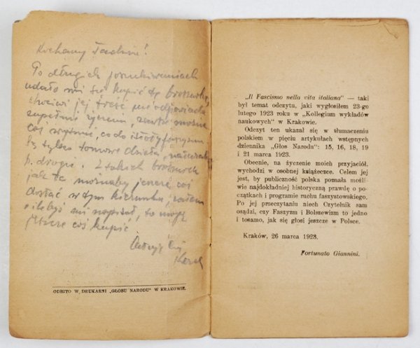 GIANNINI Fortunato - Faszyzm w życiu Włoch