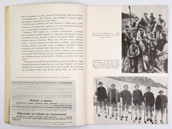 50-LAT ratownictwa górskiego. Zarys historii i działalności Górskiego Ochotniczego Pogotowia Ratunkowego.