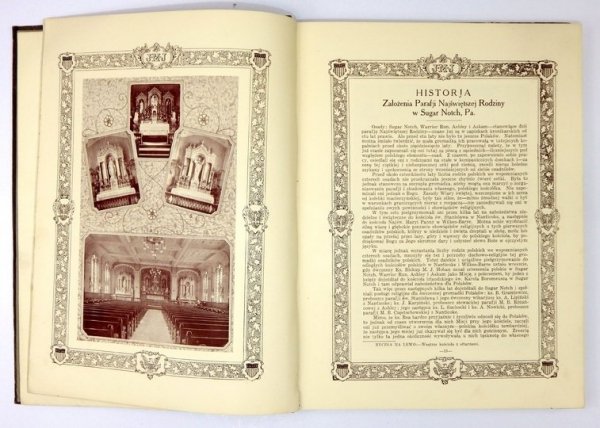 MARKIEWICZ Michał J. - Pamiętnik Srebrnego Jubileuszu Parafji Najświętszej Rodziny w Sugar Noth, Penna. 1903-1928. Zredagował ...