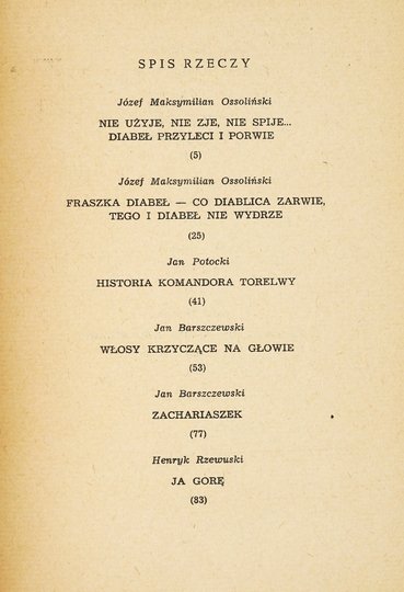 TUWIM Julian - Polska nowela fantastyczna. Antologia. Zebrał ... T. 1-2