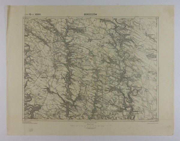 Borszczów - mapa 1:75 000
