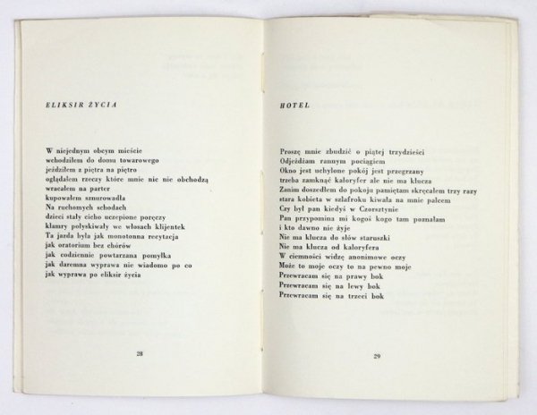 WAŻYK Adam - Wagon. Wiersze.