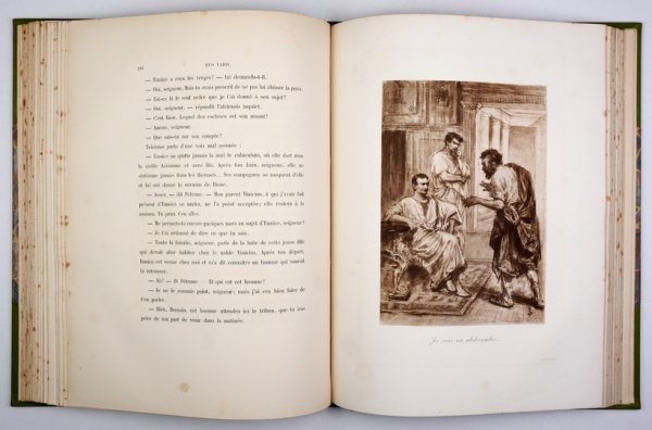 SIENKIEWICZ Henryk - Quo vadis. Roman Néronien. Traduction nouvelle et complète par E. Halpérine-Kaminsky. Édition illustrée par Jan Styka. Gravure de G. Lemoine. T. 1-3.