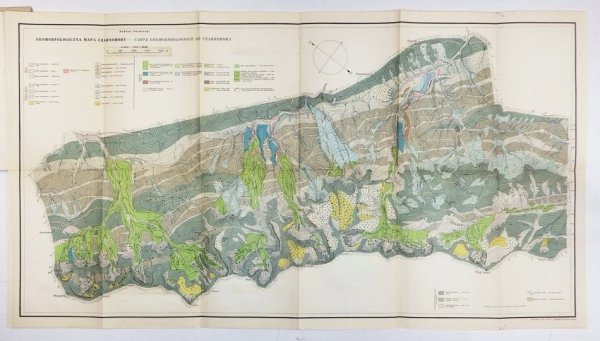 ŚWIDERSKI Bohdan - Geomorfologia Czarnohory. Z barwną mapą geomorfologiczną w skali 1:25 000.