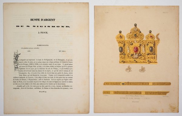 KORONA do głowy srebrnej S. Zygmunta.