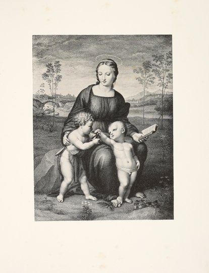 GUTBIER Adolf - Rafael's Madonnen und Heilige Familien in Nachbildungen nach Kupferstrichen und Photographien. Hrsg. von ... Mit einer Einleitung von Wilhelm Lübke.