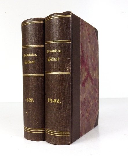 SIENKIEWICZ Henryk - Križaci. Roman. Přeložil J. J. Langner. Druhe opravene vydani. Dil 1-4 (w 2 wol.)