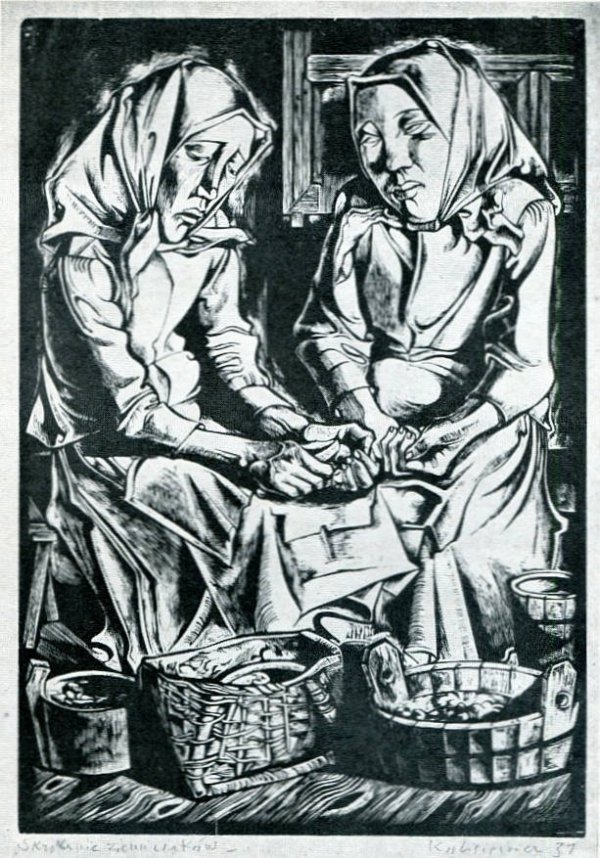 [Tadeusz Kulisiewicz]. Vereniging Nederland-Polen, Amsterdam. Catalogus tentoonstelling van de Poolse Graficus Tadeusz Kulisiewicz onder bescherming van de in De Haag geaccrediteerde Poolse Gezant Zijne Excellentie Tadeusz Findzinski