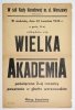 W SALI Rady Narodowej m. st. Warszawy [...] 22 kwietnia 1945 r. [...] odbędzie się wielka akademia poświęcona 2-ej rocznicy powstania w ghetto warszawskim. Wstęp bezpłatny. 