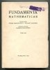 Fundamenta Mathematicae. Redaktorowie: Stefan Mazurkiewicz i Wacław Sierpiński. T.21 [1962] 