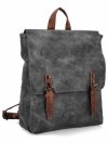 Modny Plecak Damski Vintage firmy Herisson Szary
