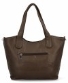 Torebka Damska typu Shopper firmy Herisson Ciemno Ziemista