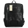 Stylowy Plecak Damski Vintage firmy Herisson Czarny