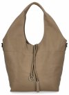 Torebka Damska Na Co Dzień Shopper Bag firmy Hernan Ciemno Beżowa