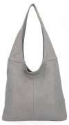 Uniwersalna Torebka Damska Shopper Bag firmy Hernan Jasno Szara