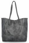 Torebka Damska Shopper Bag z Kosmetyczką firmy Herisson Szara