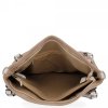Torebka Damska Shopper Bag XL firmy Hernan Ciemno Beżowa