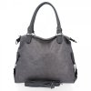 Duża Torebka Damska Shopper Bag XXL firmy Hernan Szara