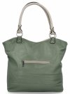 Torebka Damska Shopper Bag XL firmy Hernan Jasno Zielona/Beżowa