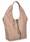 Torebka Damska Na Co Dzień Shopper Bag firmy Hernan Pudrowy Róż