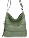 BEE BAG Torebka Damska Listonoszka Celine Zielona