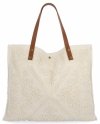Modna Torebka Shopper Bag Beżowa