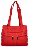 Torebka Damska typu Shopper Bag firmy Hernan Czerwona