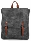 Modny Plecak Damski Vintage firmy Herisson Szary