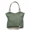 Torebka Damska Shopper Bag XL firmy Hernan Jasno Zielona/Beżowa