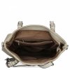 Uniwersalna Torebka Damska Shopper Bag XL firmy Hernan Ciemno Beżowa/Beżowa
