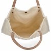Modna Torebka Shopper Bag Beżowa