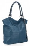 Torebka Damska Shopper Bag XL firmy Hernan Granatowa/Czarna