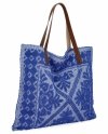 Modna Torebka Shopper Bag  Kobaltowa