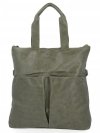 Duża Torebka Damska Shopper Bag XL firmy Hernan Zielona