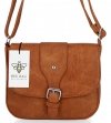 BEE BAG Torebka Damska Listonoszka Andrea Ruda