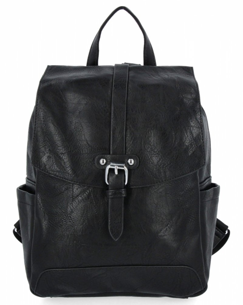 Plecak Damski w Stylu Vintage firmy Herisson Czarny