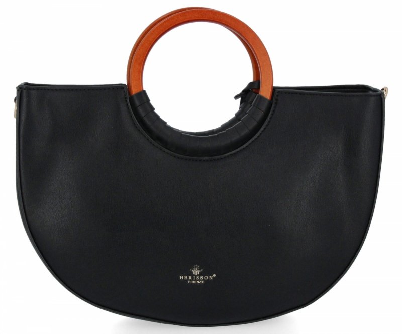 Torebka Damska Modny Kuferek firmy Herisson Czarna