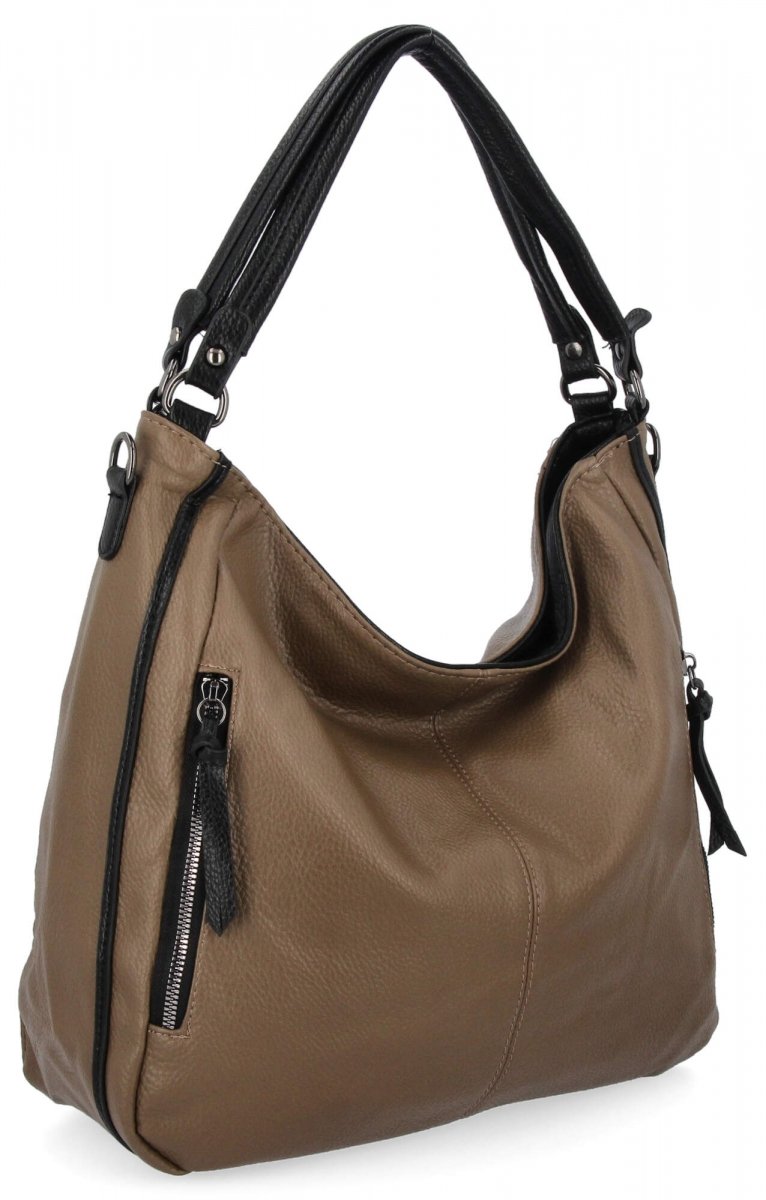 Torebka Damska Na Ramię XL firmy Hernan Ziemista/Czarna