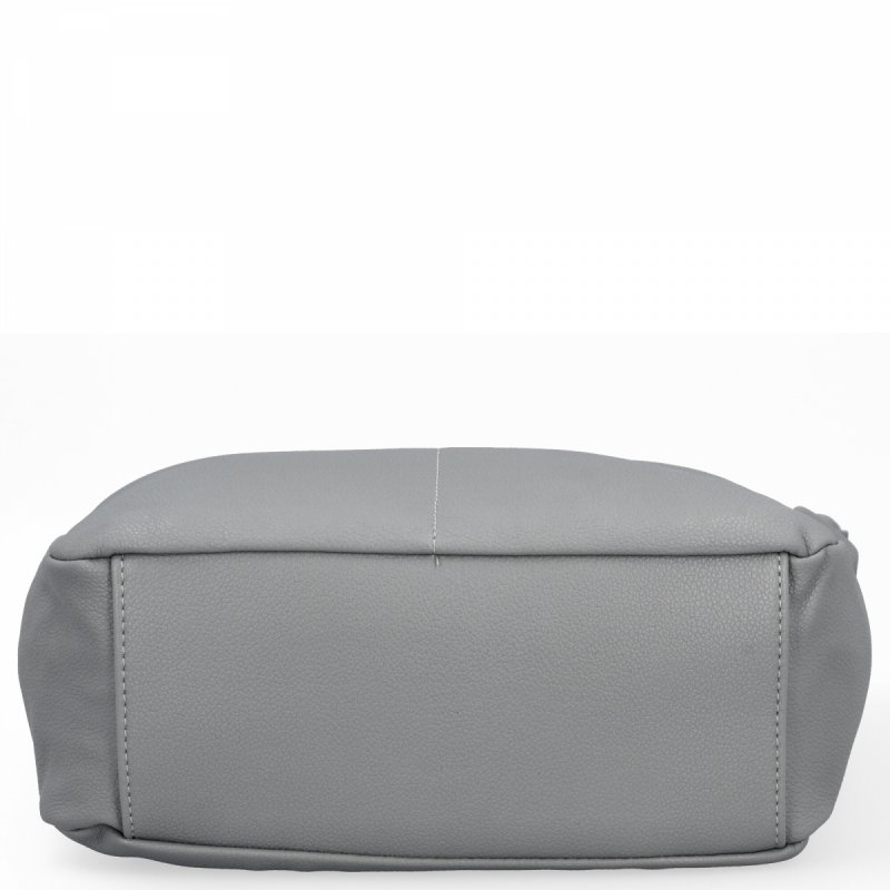 Miejska Torebka Damska Listonoszka firmy Herisson  Jasno Szara