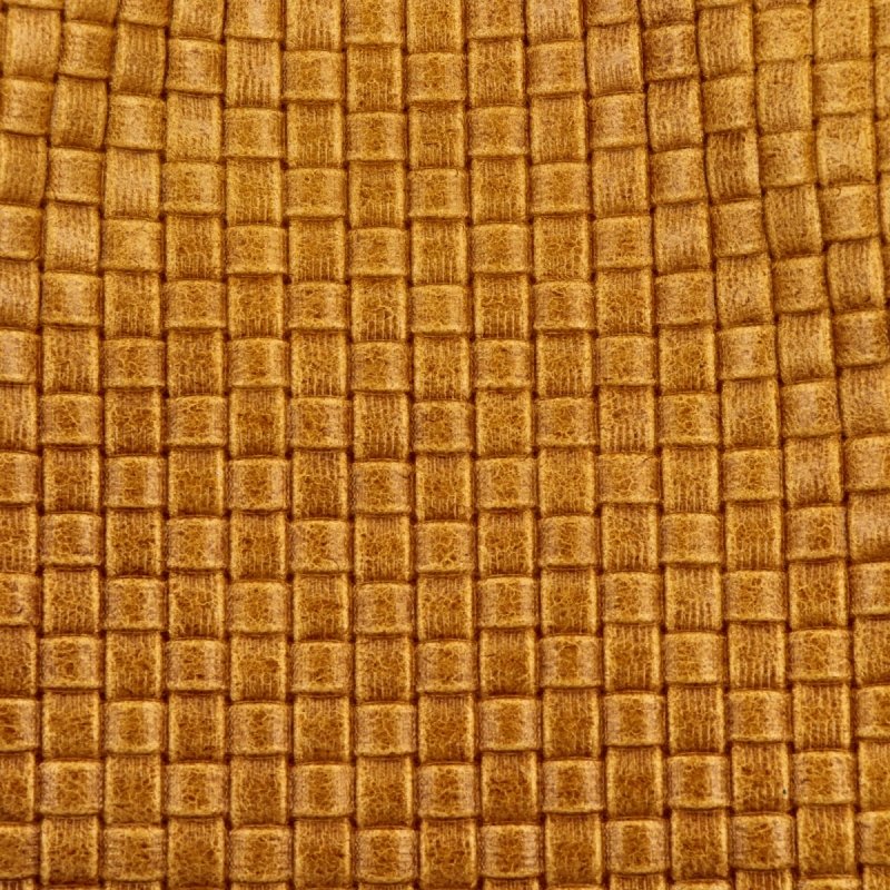 Stylowa Torebka Skórzana Shopper Bag Musztarda